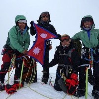 Pema Diki Sherpa, Her Country and her Pride on top of Mt Denali, the highest peak of North America.